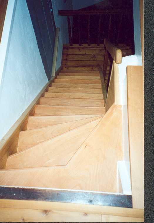 Treppe von oben