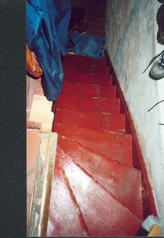 Treppe rot Treppe rot